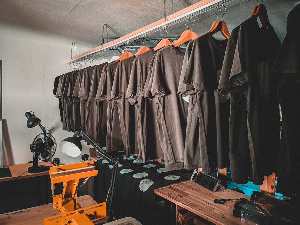 Shirt STONE Herstellung