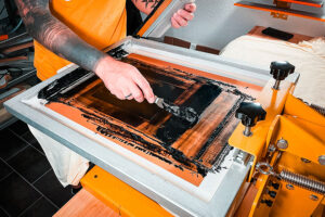 Siebdruck Handarbeit