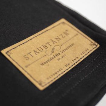 Veganes Leder-Etikett