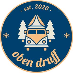 Oben druff Dachzeltverleih Logo