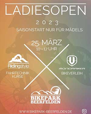 Ladies Open im Bikepark Beerfelden am 25.03.2023