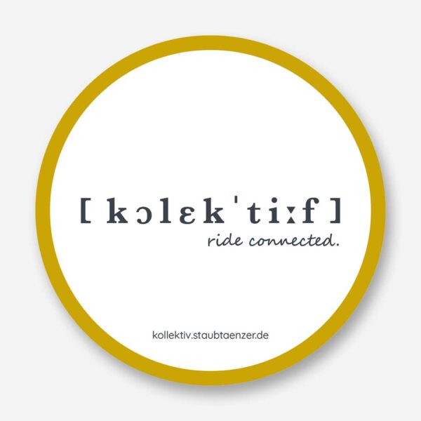 Sticker [kɔlɛkˈtiːf]