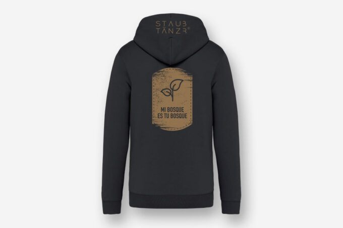 Bio-Baumwoll-Sweatshirt mit Reißverschluss