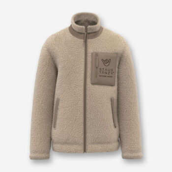 Sherpa Jacke aus recyceltem Polyester