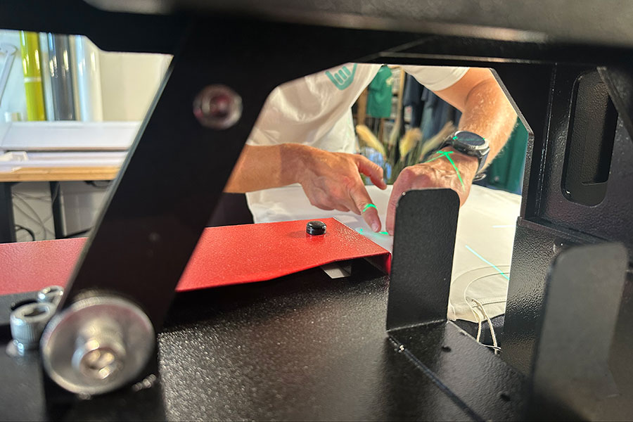 Exakte Positionierung dank Laser