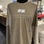 Ein Mountainbike Longsleeve in der Farbe dark linen von vorne