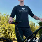 Ein bedrucktes ORTOVOX® T-Shirt von vorne